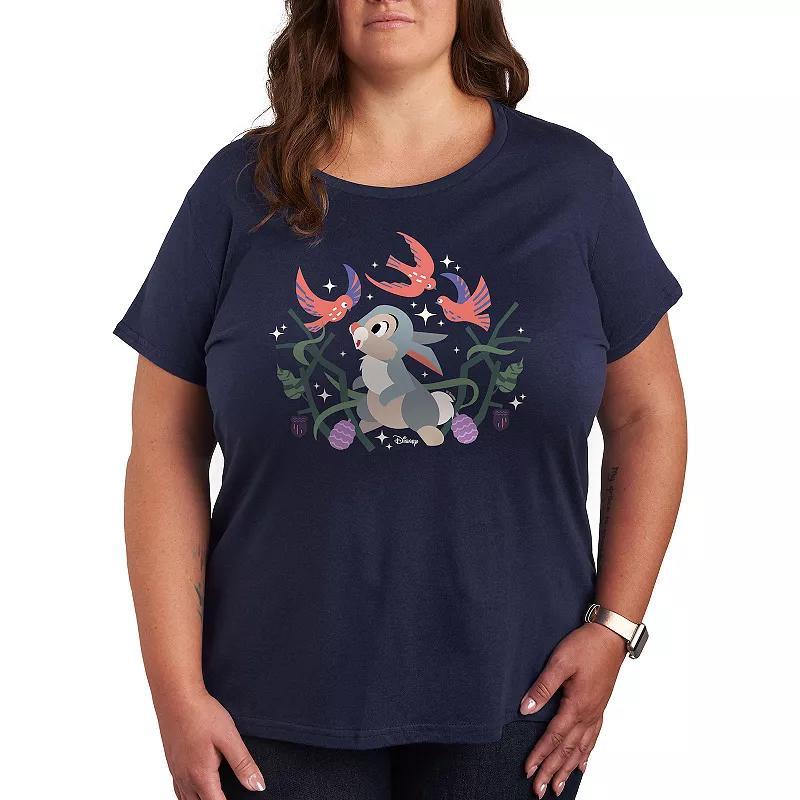 Disneys Bambi Plus Thumper And Birds Graphic Tee, Womens Product Image