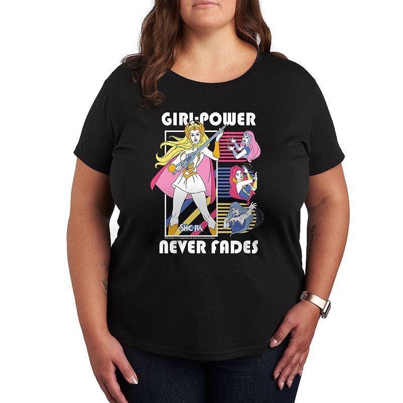 Plus She-Ra Girl Power Never Fades Graphic Tee, Girls Product Image