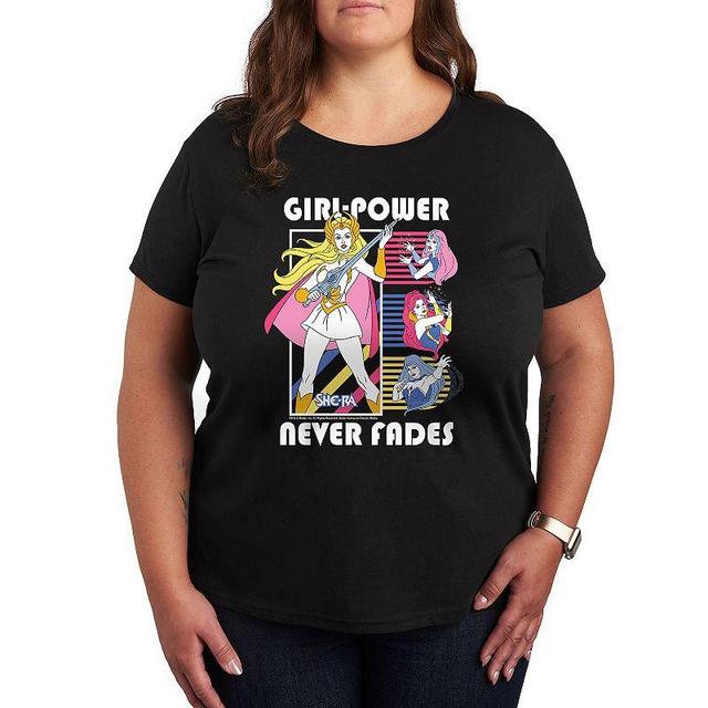 Plus She-Ra Girl Power Never Fades Graphic Tee, Girls Product Image