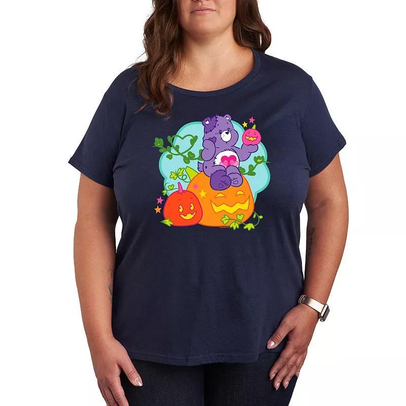 Plus Size Care Bears Halloween Pumpkin Graphic Tee, Womens Product Image