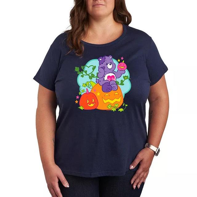 Plus Size Care Bears Halloween Pumpkin Graphic Tee, Womens Product Image