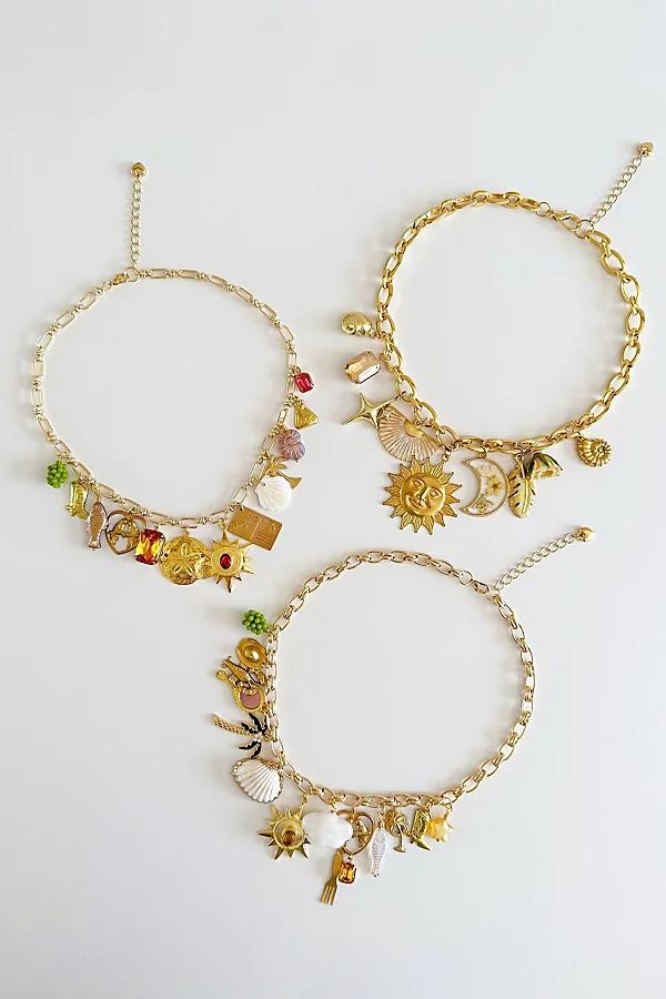 Shop Charming Tea Celestial Charm Necklace Womens at Urban Outfitters Product Image