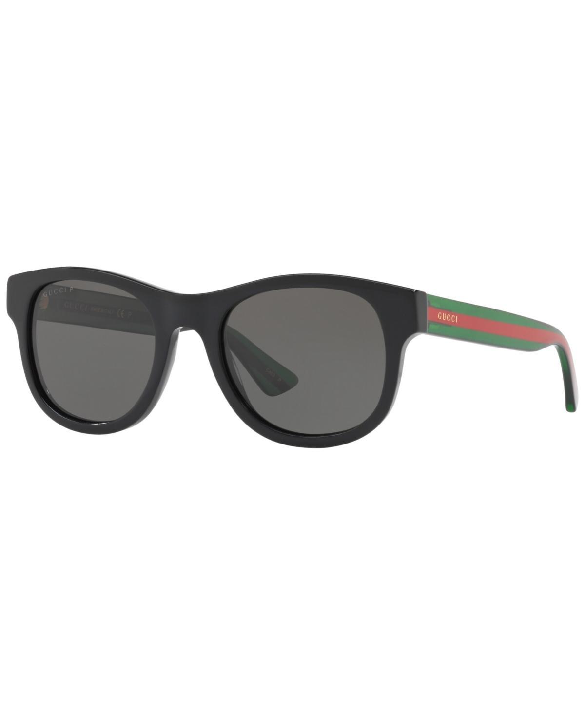 Men's Polarized Sunglasses, Gg0003sn 52 In Black Product Image