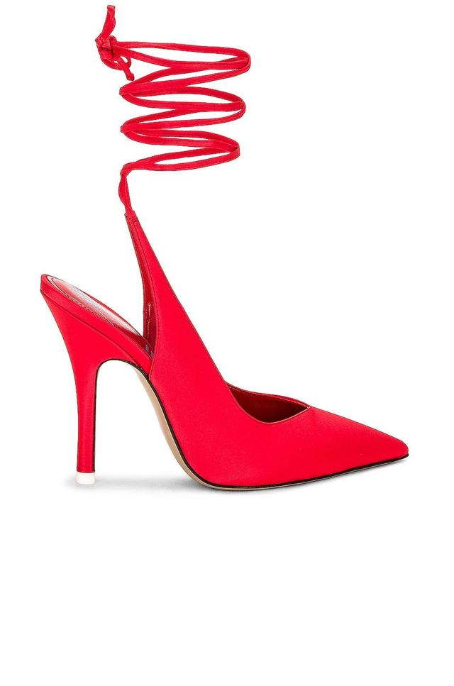 THE ATTICO Venus Slingback In Red Red. (also in 38). Product Image