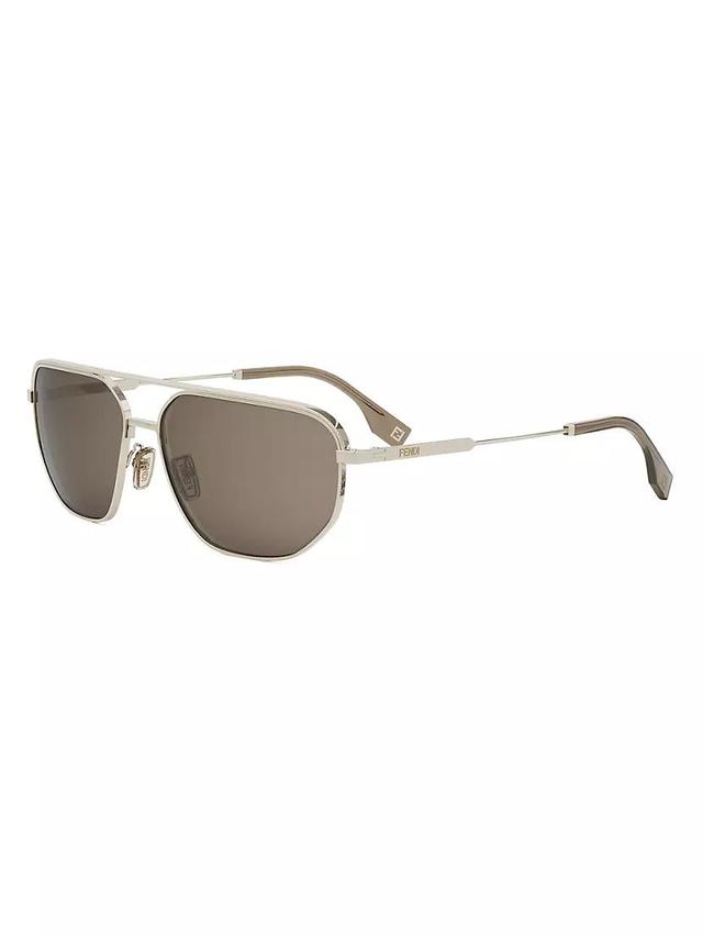 Fendi Travel 61MM Rectangular Sunglasses Product Image