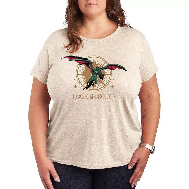 Plus House of the Dragon Vhagar Flight Graphic Tee, Womens Product Image