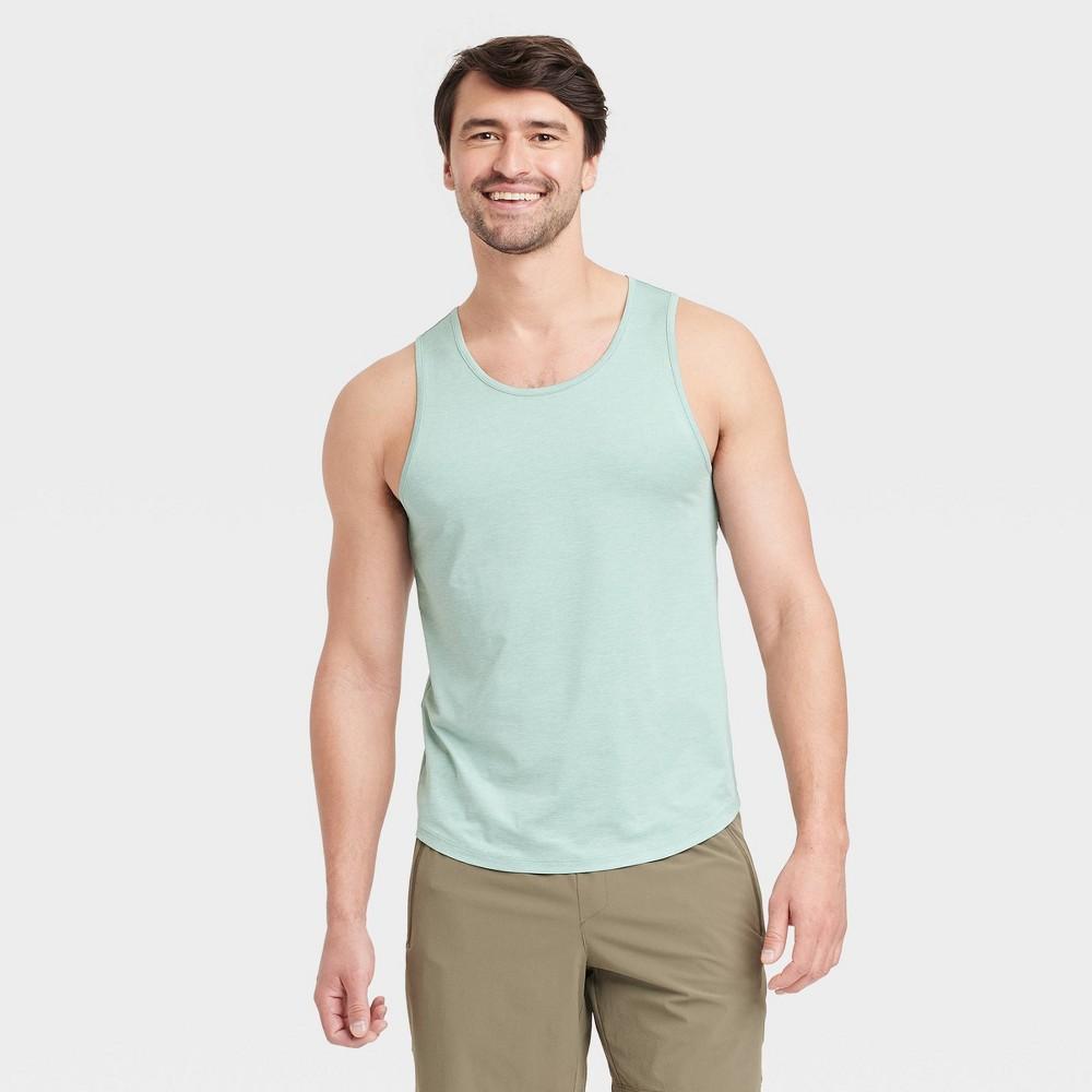 Mens Ventilation Tank Top - All In Motion Heathered L Product Image