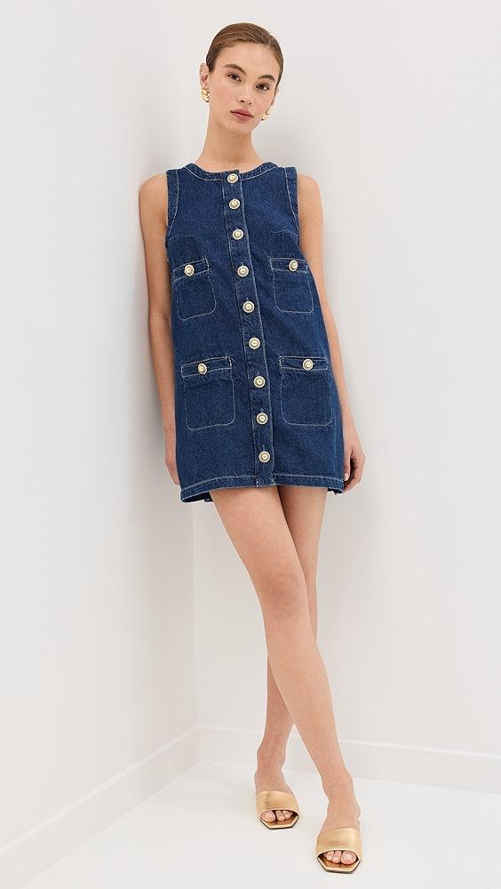 Reformation Tropez Denim Mini Dress | Shopbop Product Image