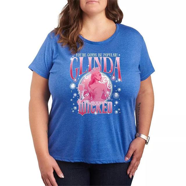 Plus Size Wicked Glinda Youre Gonna Be Popular Tee, Womens Product Image