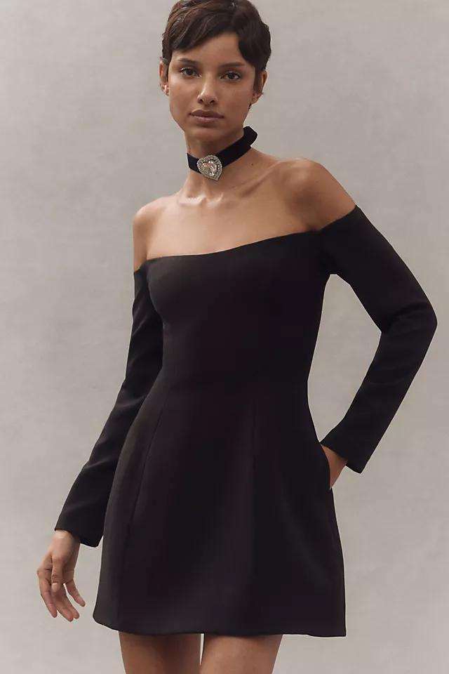 Bardot Nadene Off-The-Shoulder Hourglass Mini Dress Product Image