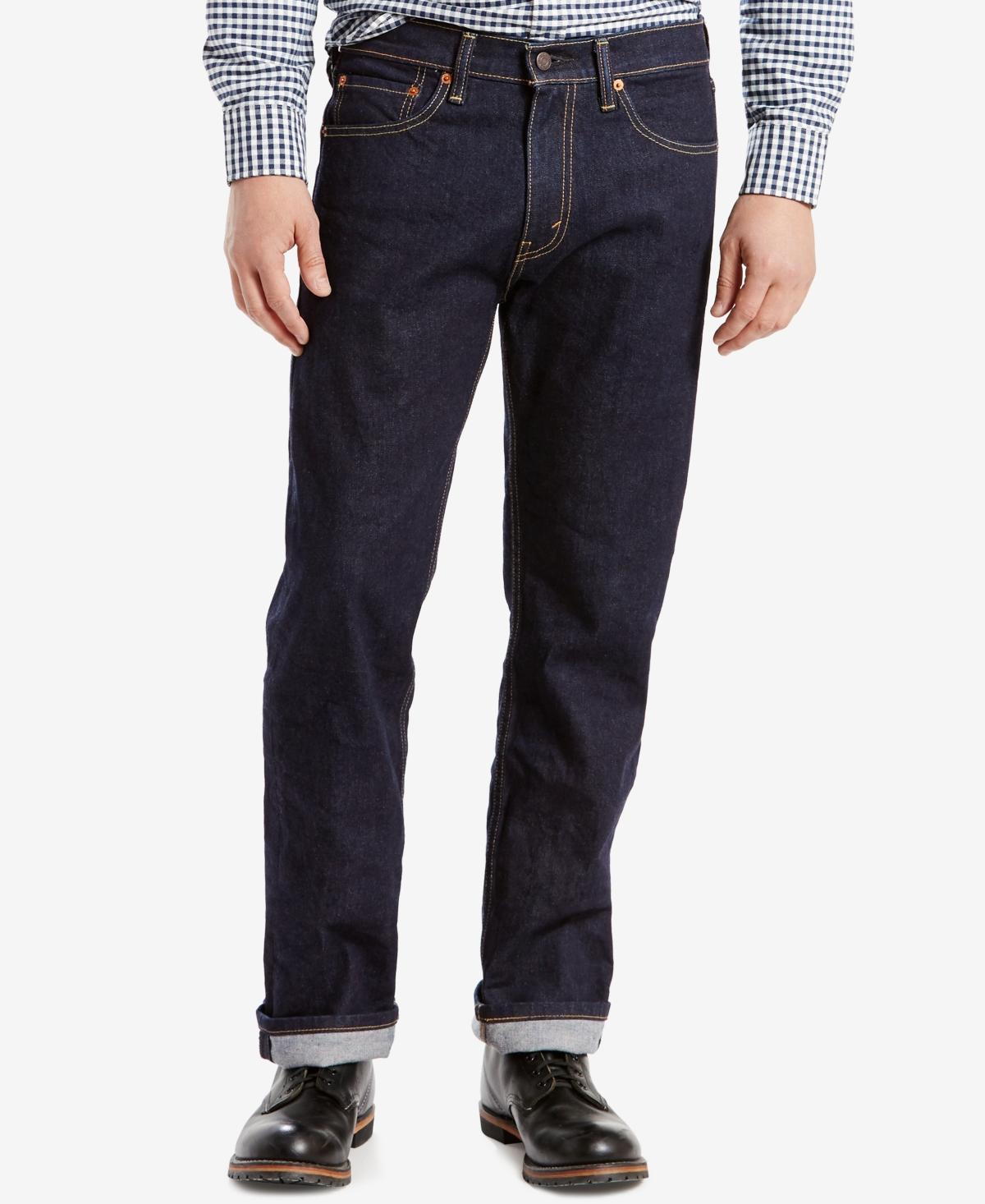 Levis Mens 505 Regular Fit Stretch Jeans Product Image