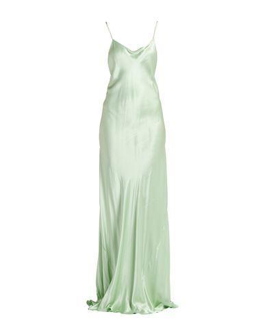 VICTORIA BECKHAM Woman Maxi Dress Light Green Size 8 Viscose Product Image