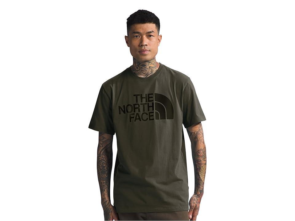 The North Face Short Sleeve Half Dome Tee (New Green/TNF Black 2) Men's Clothing Product Image