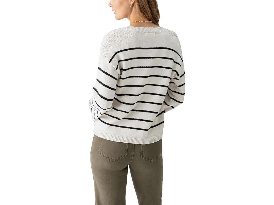 Sanctuary Chill Vibes Sweater (Chalk Black Stripe) Women's Sweater Product Image