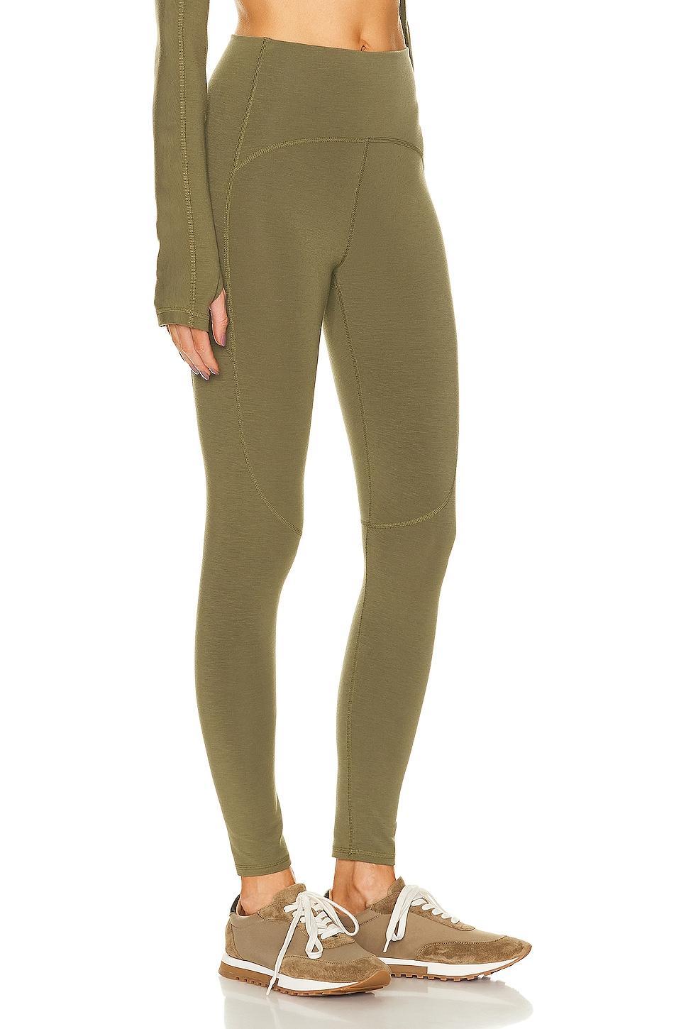 adidas by Stella McCartney True Strength Yoga 7/8 Legging Olive. (also in ). Product Image