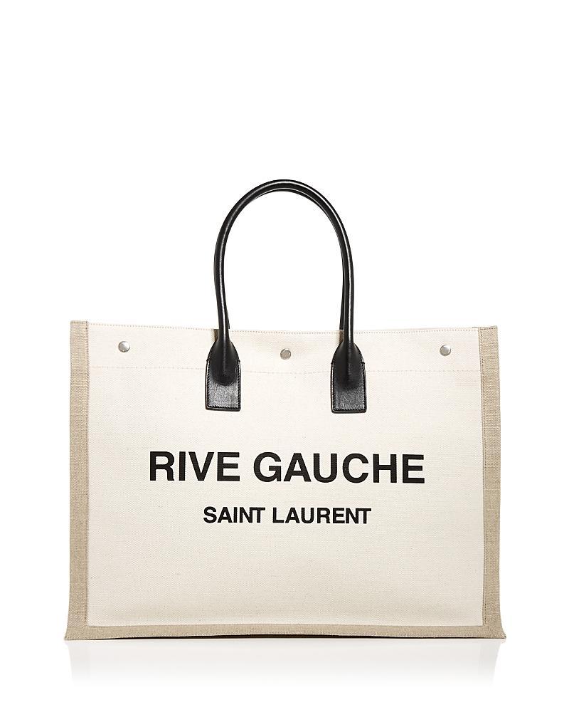 Womens Rive Gauche Tote in Canvas Product Image