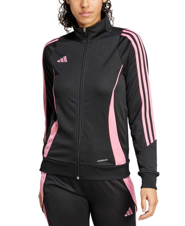 adidas Womens Tiro 24 Zip-Up Track Jacket - Black Product Image