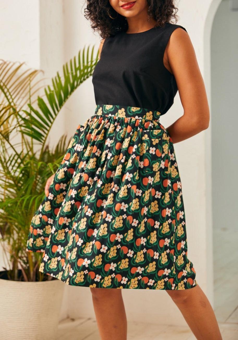 Ocean Breeze Midi Skirt Product Image