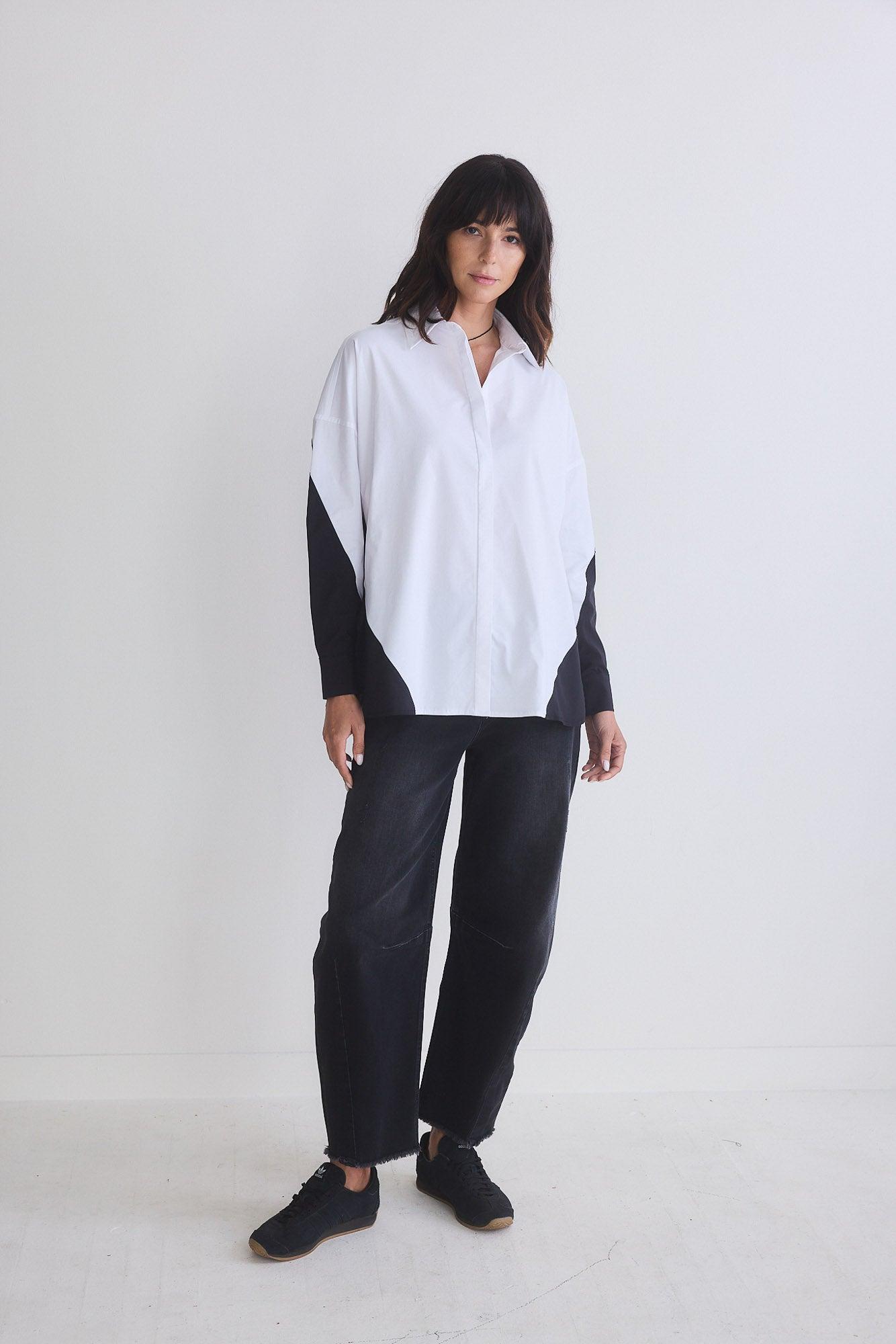 Colorblock Refine Oversized Tunic Product Image