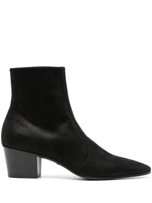 Vassili 65mm Leather Boots In Black Product Image