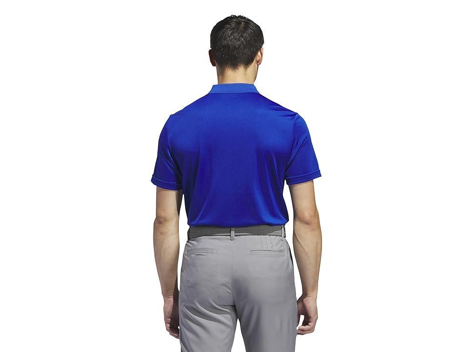 adidas Golf adi Performance Short Sleeve Golf Polo Shirt (Collegiate Royal) Men's Clothing Product Image