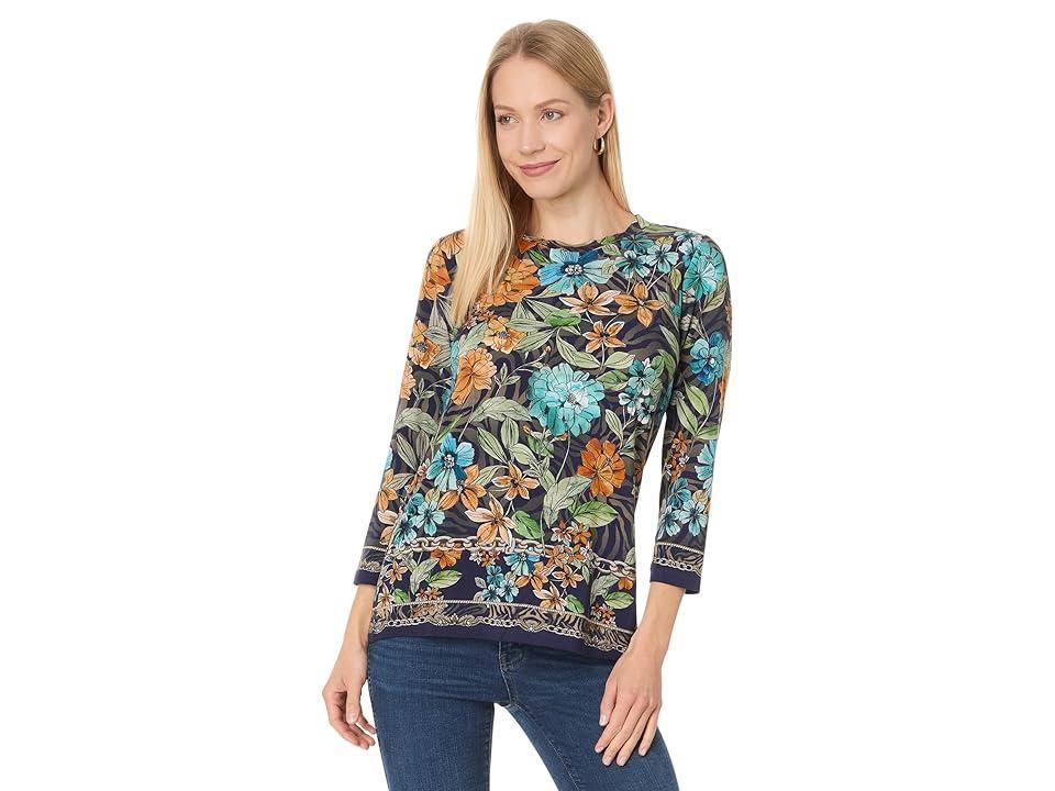 Womens The Janie Floral Crewneck Top product image