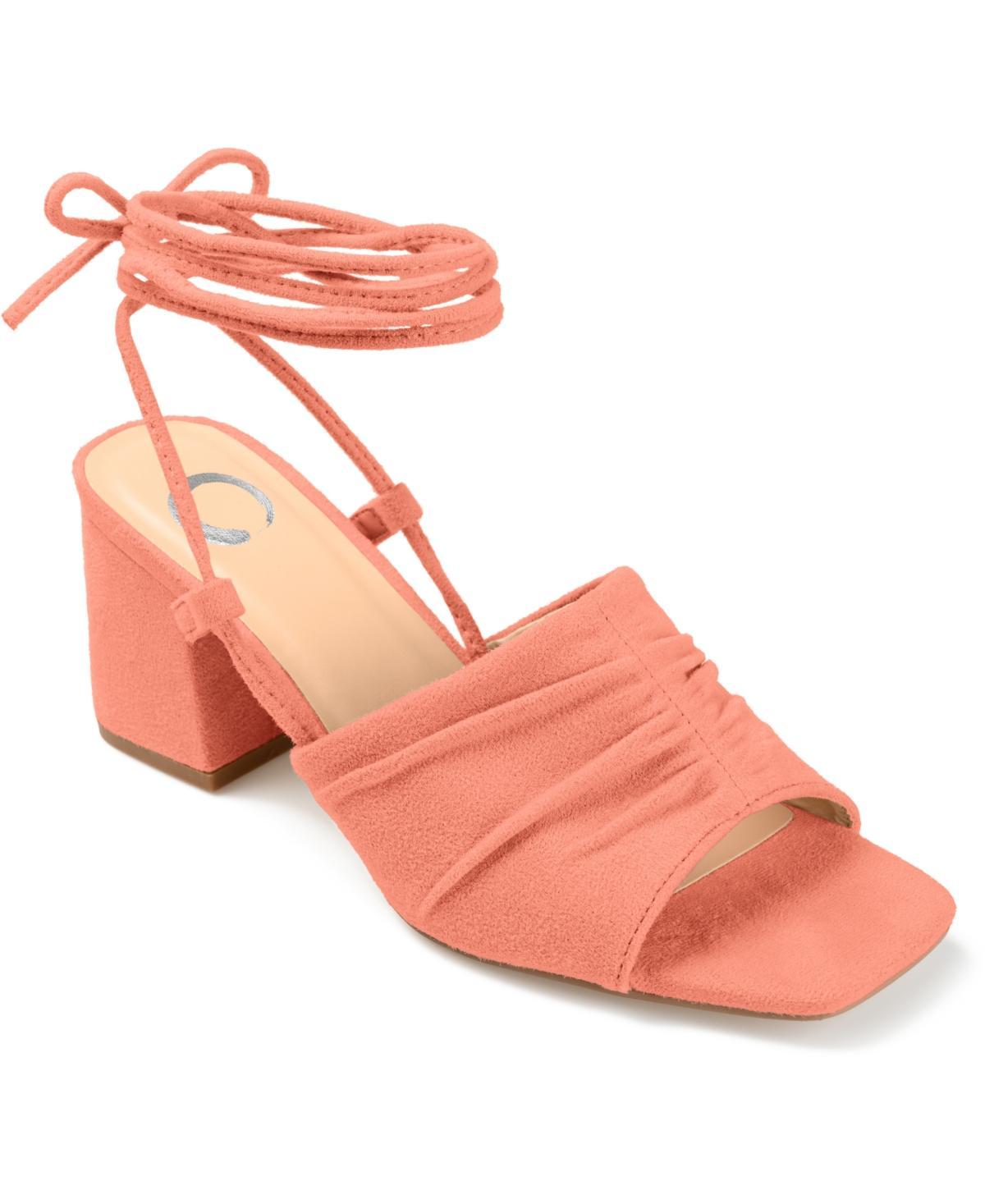 Journee Collection Womens Felisity Ruched Sandals Product Image