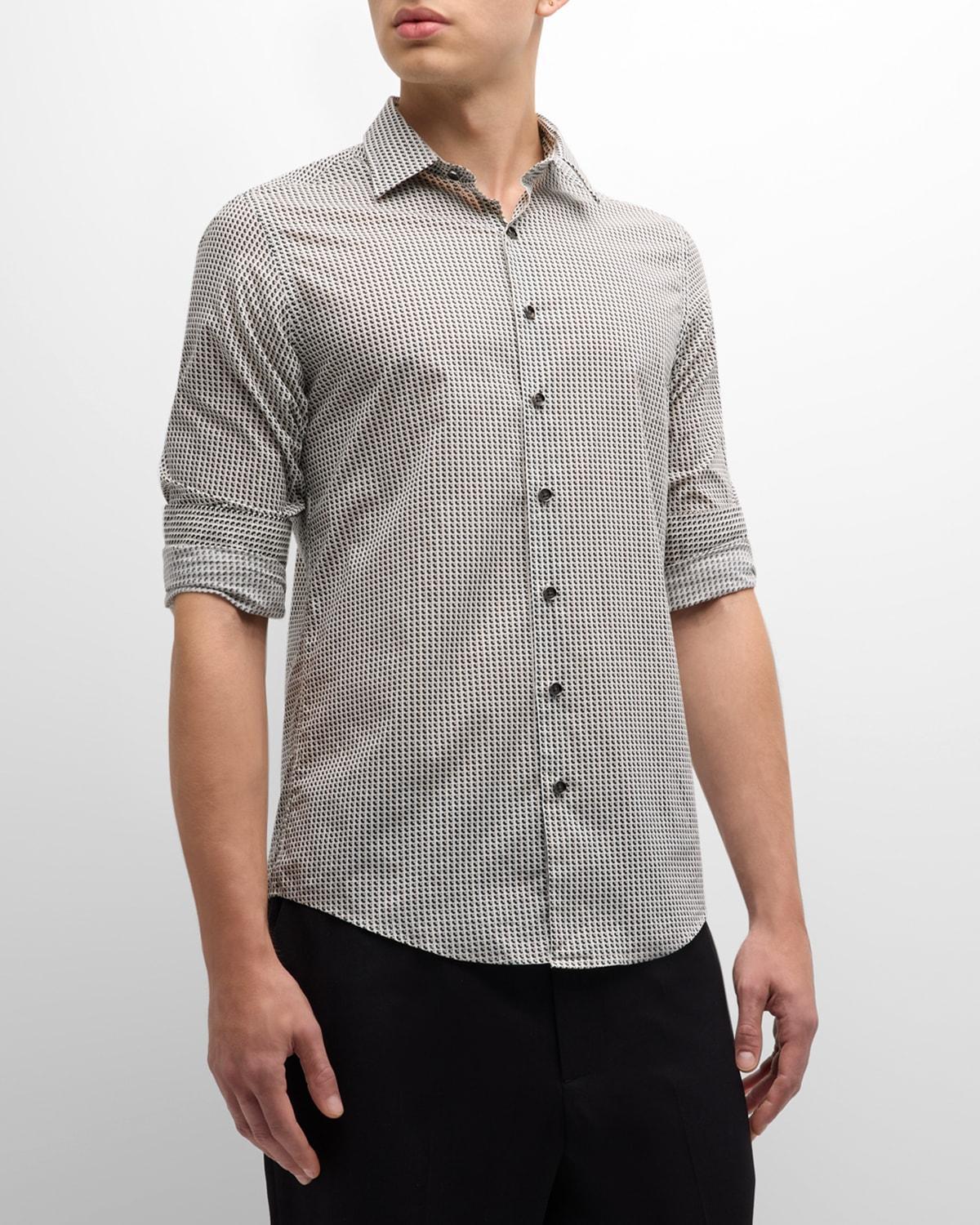 Mens Chatteron River Geometric-Print Sport Shirt Product Image