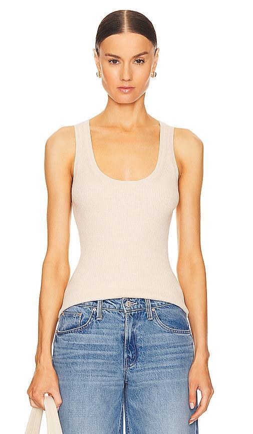 Linen Knit Scoop Tank Product Image