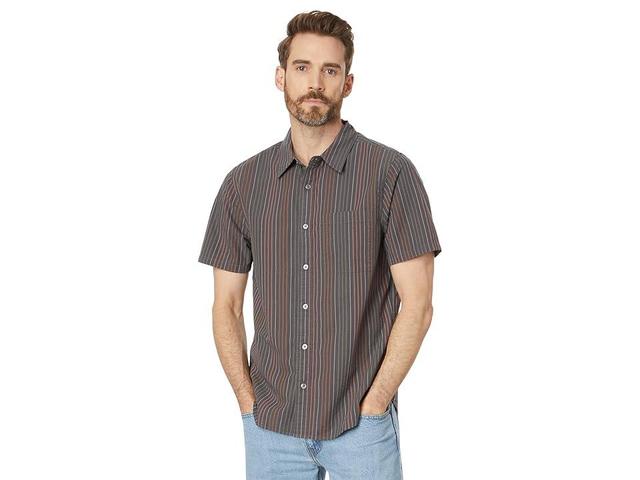 Madewell Perfect Short-Sleeve Shirt in Seersucker (Thundercloud) Men's Clothing Product Image