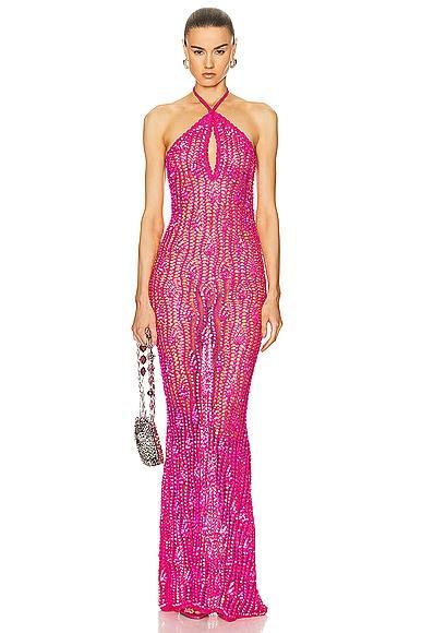 retrofete Massie Dress Fuchsia. (also in ). Product Image