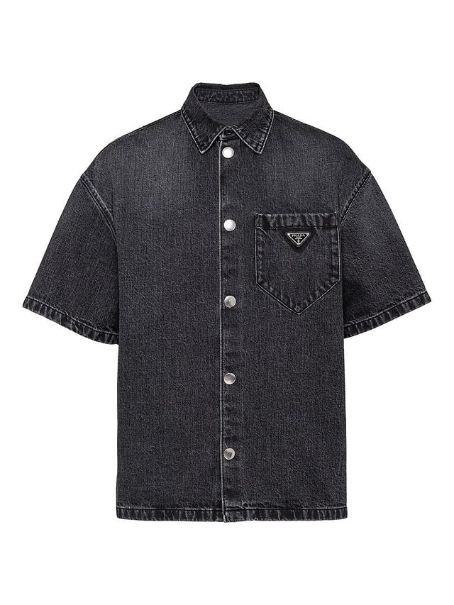 Mens Denim Shirt Product Image