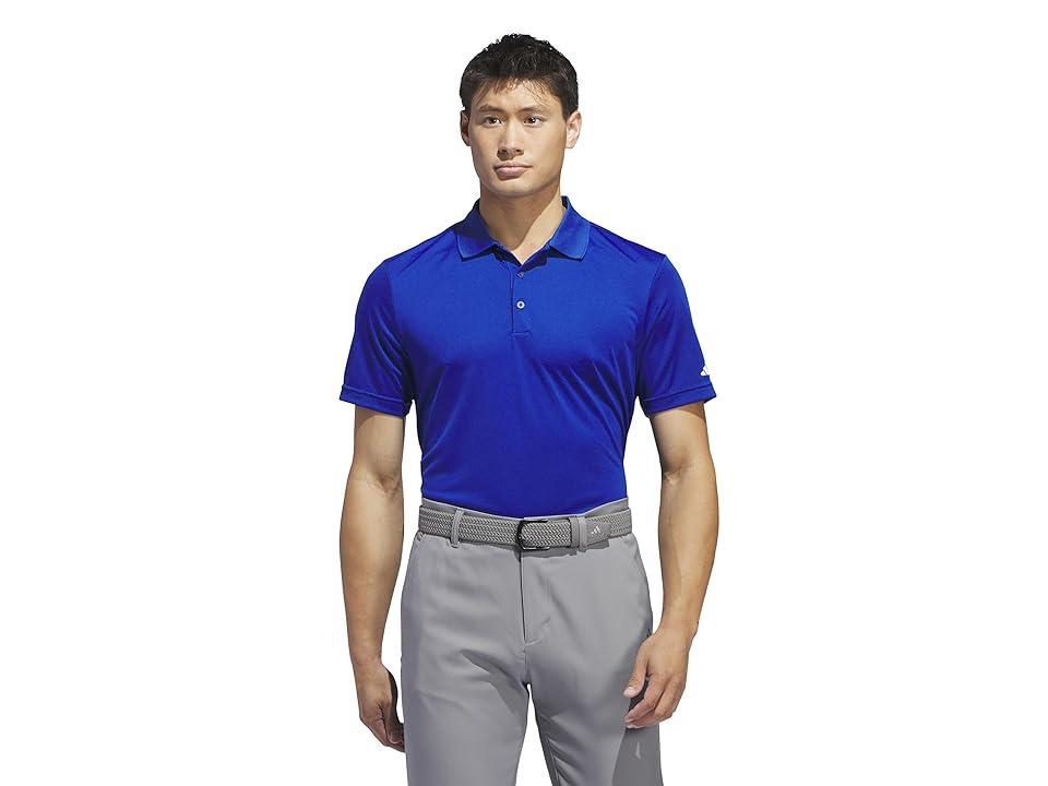 adidas Golf adi Performance Short Sleeve Golf Polo Shirt (Collegiate Royal) Men's Clothing Product Image