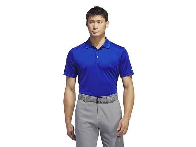 adidas Golf adi Performance Short Sleeve Golf Polo Shirt (Collegiate Royal) Men's Clothing Product Image