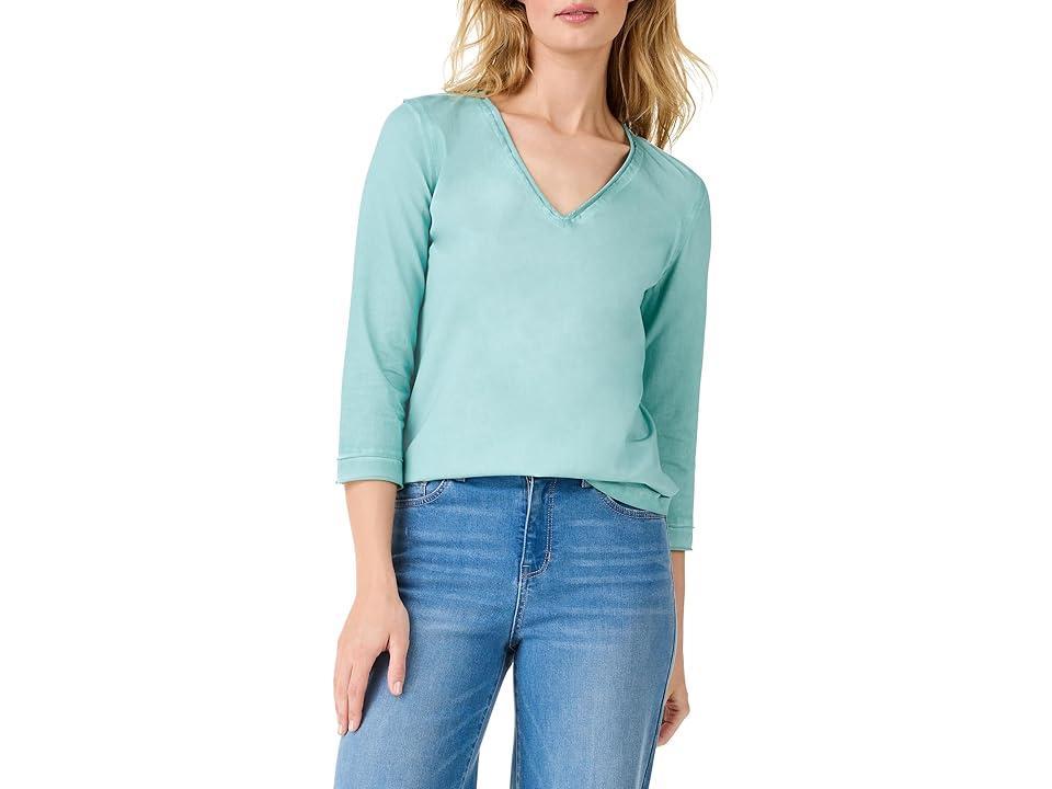 Womens Three-Quarter Sleeve T-Shirt Product Image