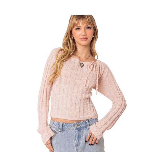 EDIKTED Emmy Open Back Sweater Product Image