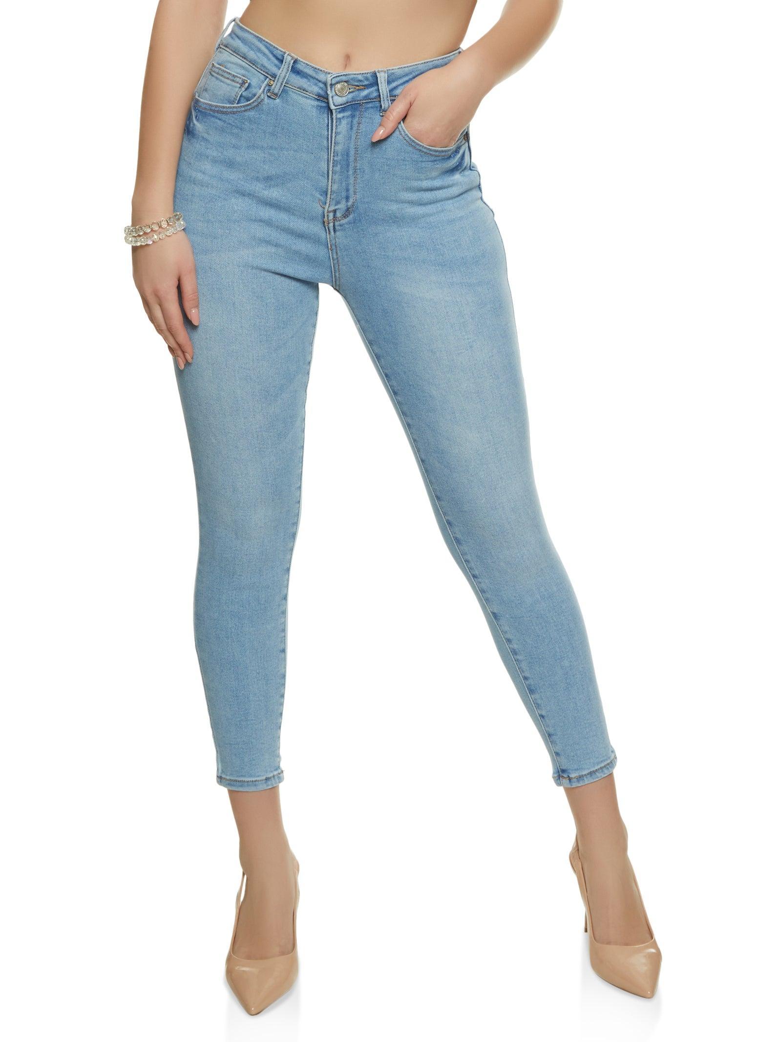 Womens WAX Whiskered Cropped Skinny Jeans Product Image