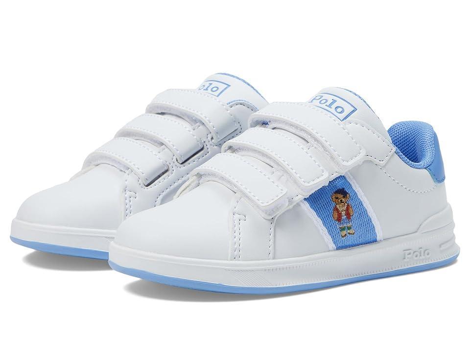 Polo Ralph Lauren Kids Heritage Court II Bear EZ (Toddler) Harbor Island Blue) Girl's Shoes Product Image