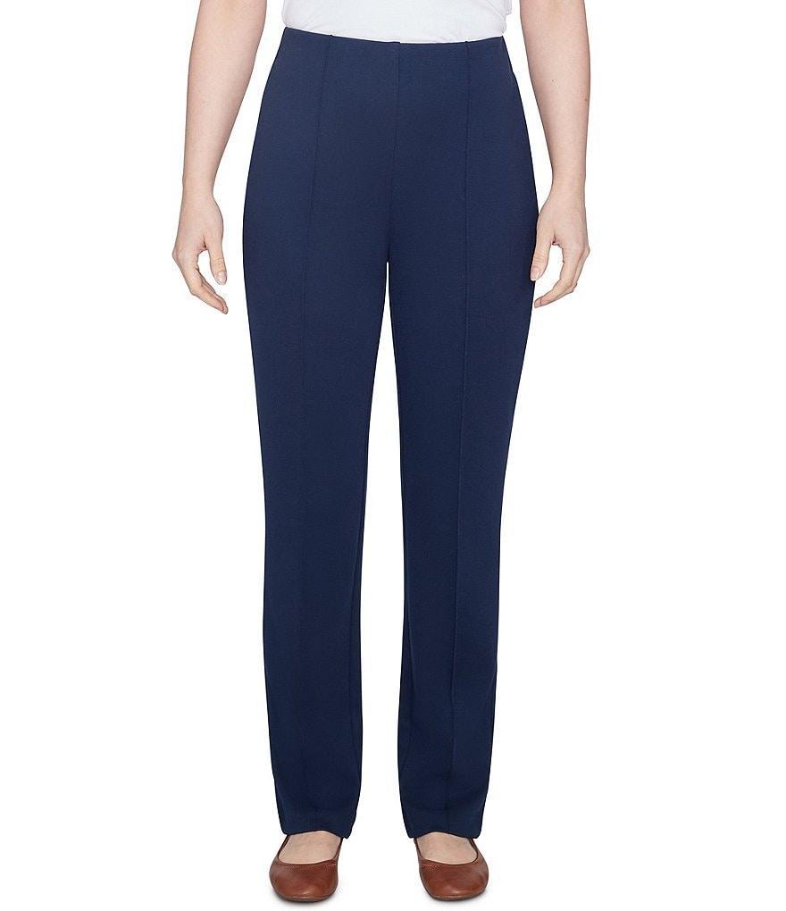 Ruby Rd. High Rise Front Seam Straight Leg Pull-On Pants Product Image