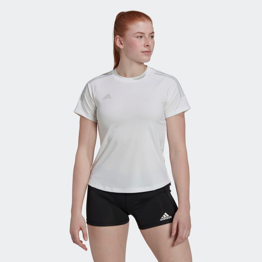 adidas Hi Low Short Sleeve Volleyball Jersey   Women's   Black   Size 2XS   Tops   T-Shirts Product Image