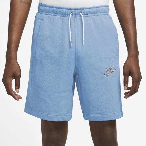 Nike Mens Nike Revival Fleece Shorts C - Mens Dutch Blue/White Product Image