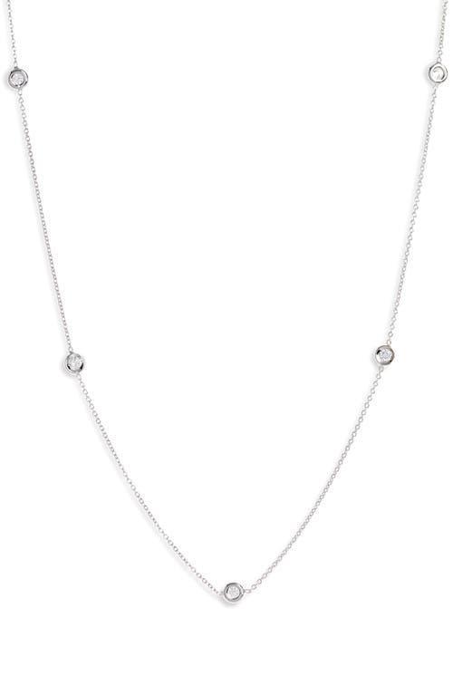 Womens Diamond By The Inch 18K Rose Gold & Diamond 5-Station Necklace/18 Product Image