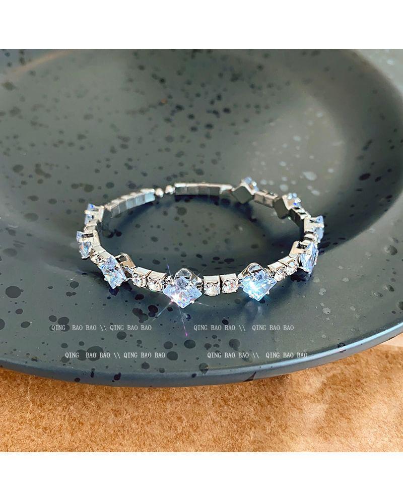 Rhinestone Open Bracelet Product Image