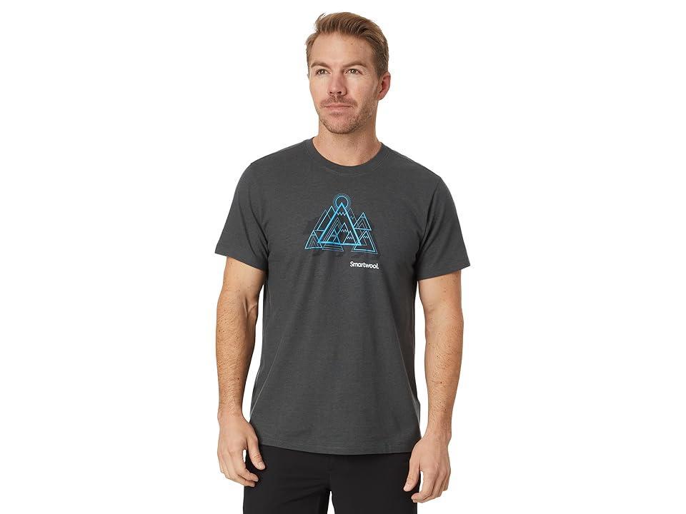 Smartwool Bear Range Graphic Short Sleeve Tee (Charcoal) Men's T Shirt Product Image