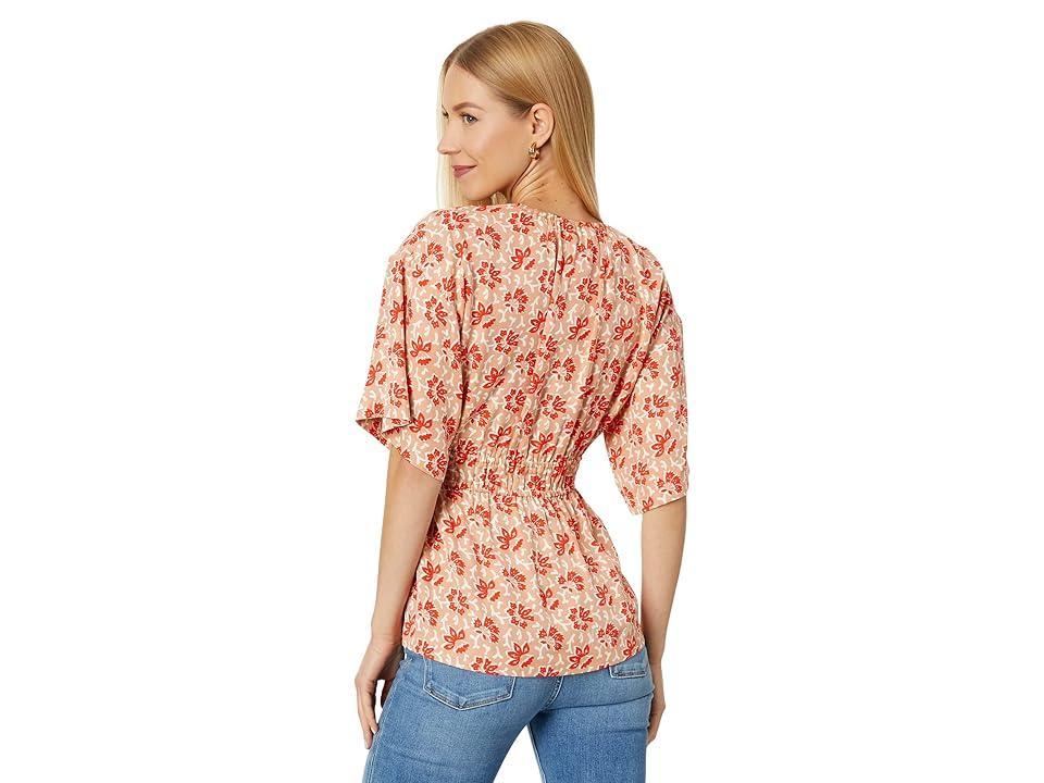 Joie Renae Top (Vibrant/Red/Multi) Women's Clothing Product Image