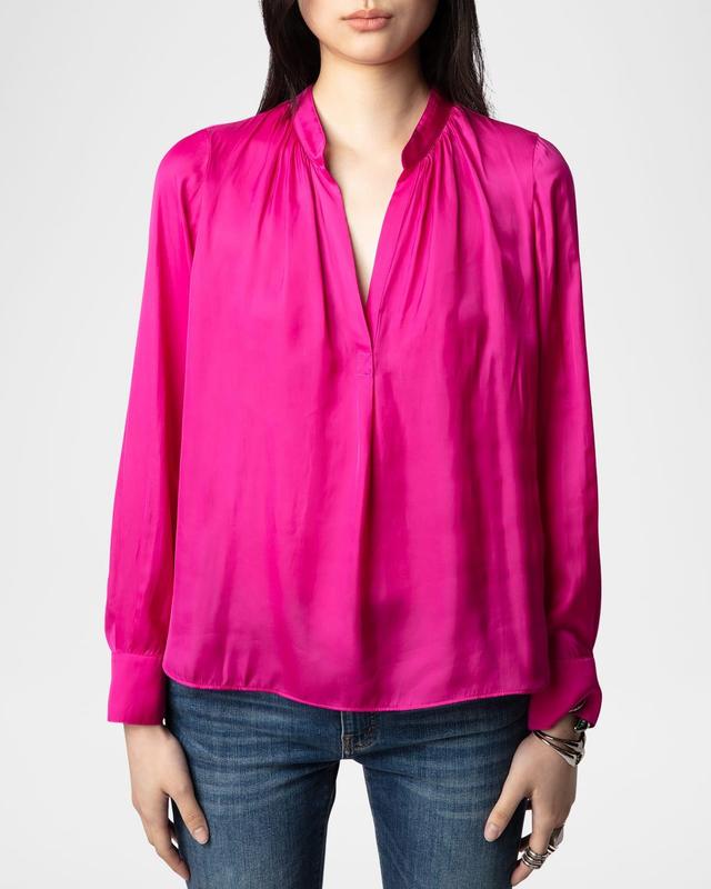 Tink Satin Tunic Top Product Image