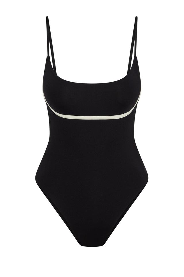 Sausalito One Piece - Black/Ivory Product Image