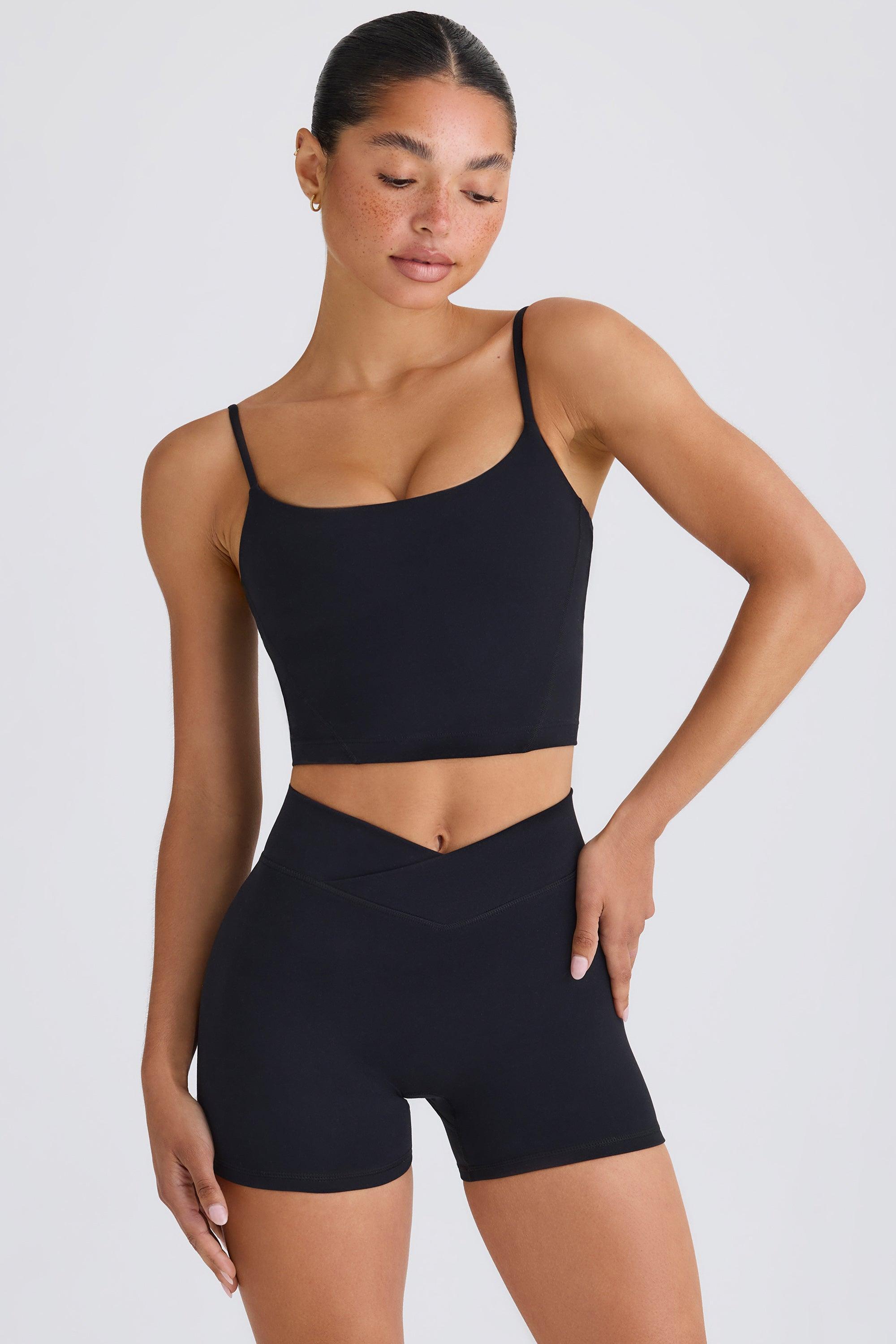 Soft Active Tank Top in Black Product Image