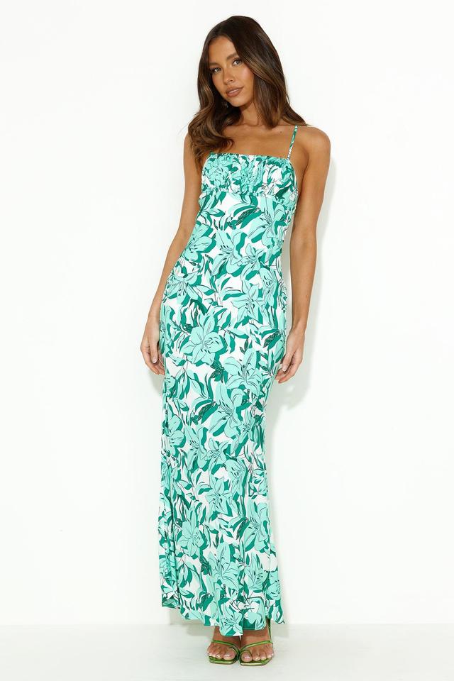 Good To Go Maxi Dress Green Product Image