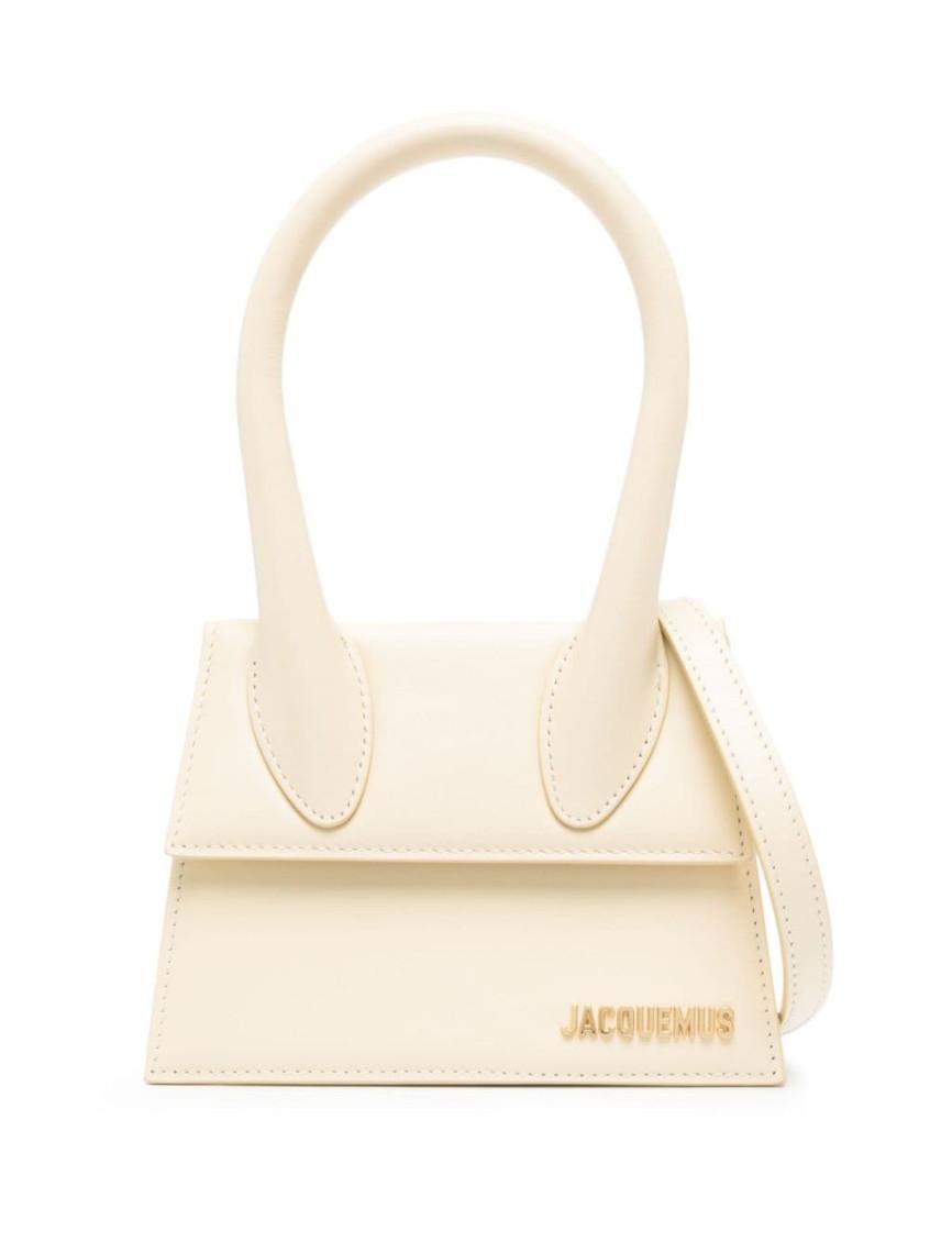 JACQUEMUS Le Chiquito Moyen Handbag In Light Yellow Product Image